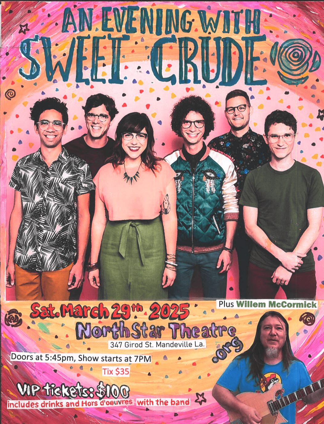 Sweet Crude Live – A Night of Music & Magic at North Star Theatre